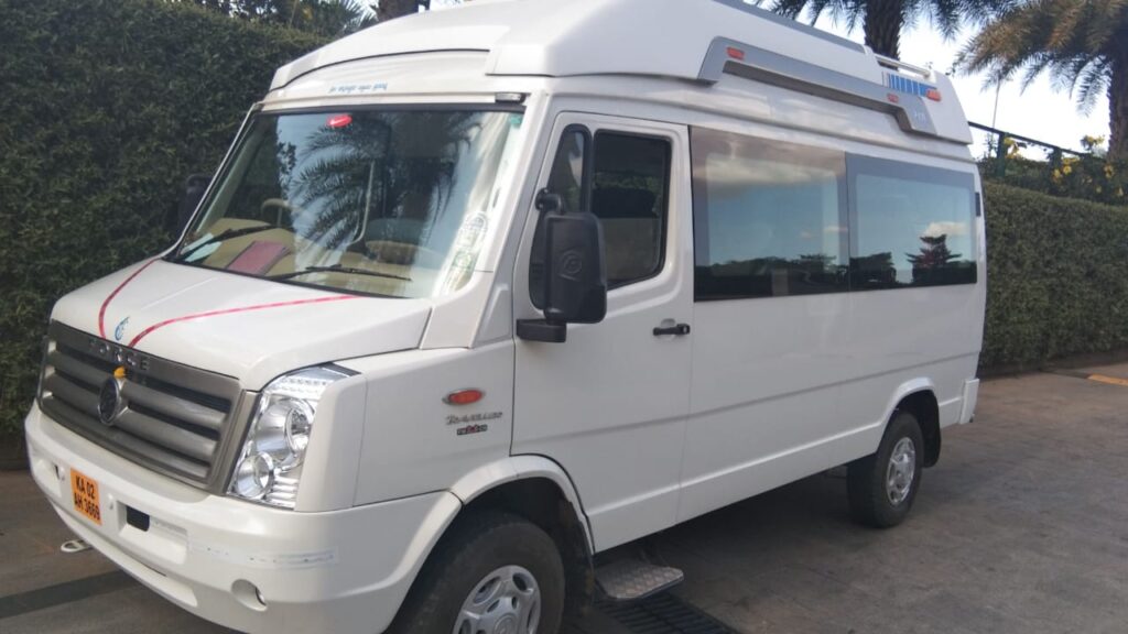 11 Seater AC Tempo On Rent in Bengaluru - Cabsrental.in