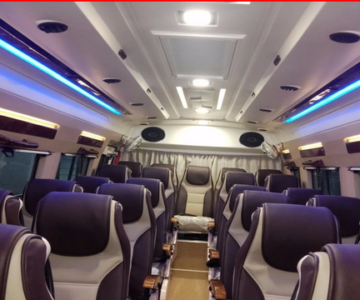 Force AC 14 seater tempo traveller Rental in bangalore.cabsrental.in