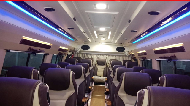 Force AC 14 seater tempo traveller Rental in bangalore.cabsrental.in