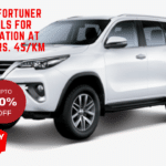 Best Fortuner Rentals for Outstation at Just Rs. 45 KM