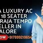 Hire a Luxury AC 9, 12, 16,18 seater Maharaja Tempo Traveller in Bangalore