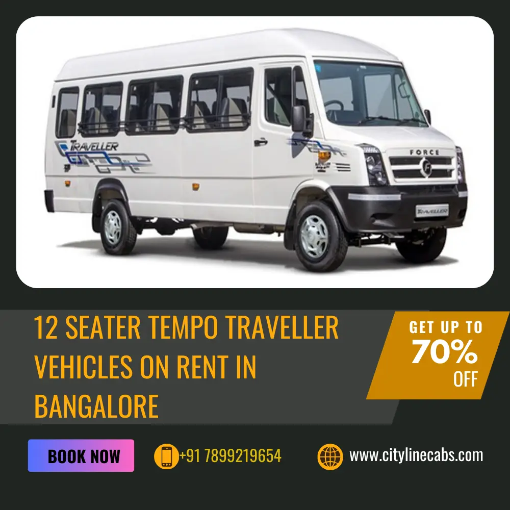 12 Seater Tempo Traveller Vehicles On Rent In Bangalore