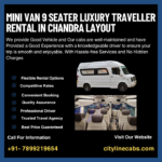 Mini Van 9 seater Luxury Traveller Rental in Chandra Layout