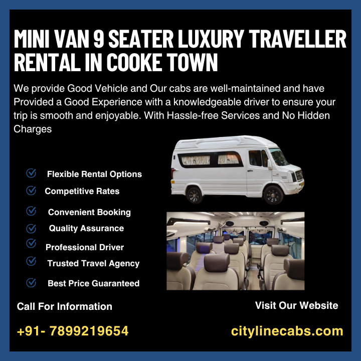 Mini Van 9 seater Luxury Traveller Rental in Cooke Town