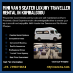 Mini Van 9 seater Luxury Traveller Rental in Kumbalgodu