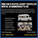 Mini Van 9 seater Luxury Traveller Rental in bannerghatta road