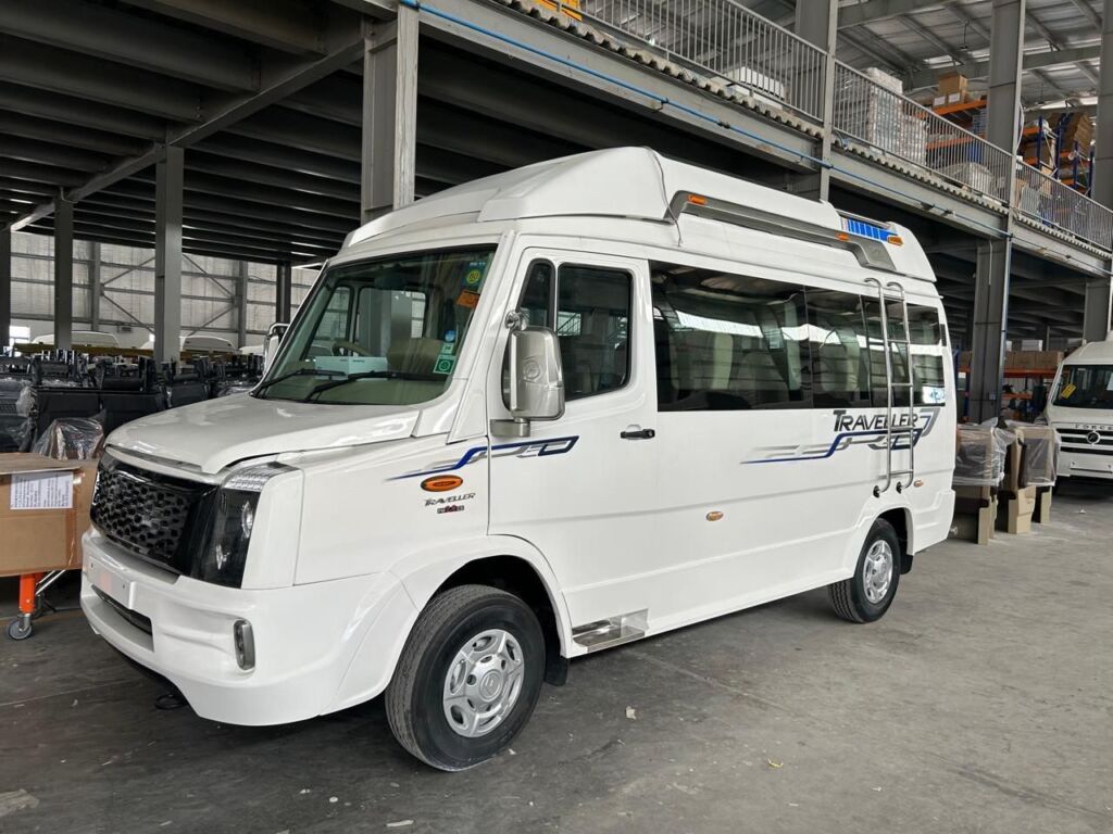 12 seater Tempo traveller rentals - Booking starts Rs.18 per Km