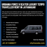 Urbania Force 9 Seater Luxury tempo traveller rent in Jayanagar